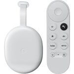 Chromecast mit Google TV (HD) Schnee – Streame Unterhaltung per Fernbedienung mit Spracherkennung auf deinen TV – Filme und Serien ansehen  